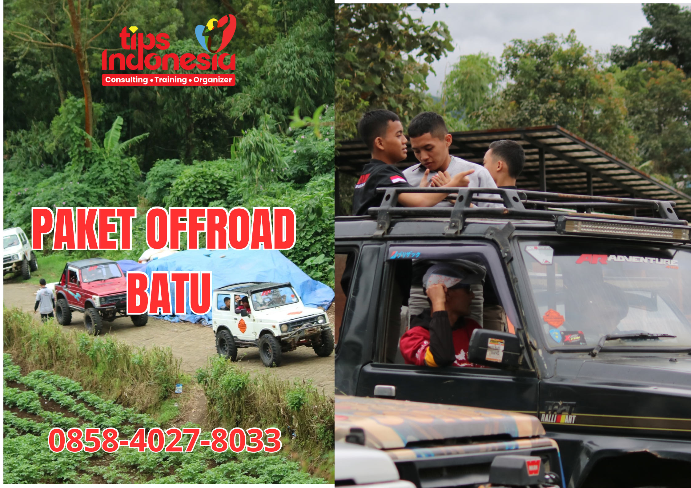 PAKET OFFROAD BATU | TIPS INDONESIA | 0858-4027-8033
