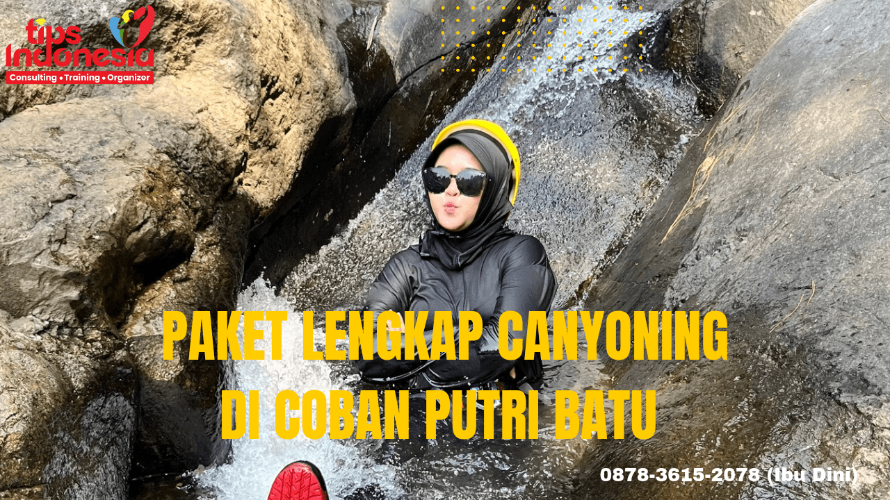 PAKET LENGKAP CANYONING DI COBAN PUTRI BATU | WISATA BATU | 0878-3615-2078