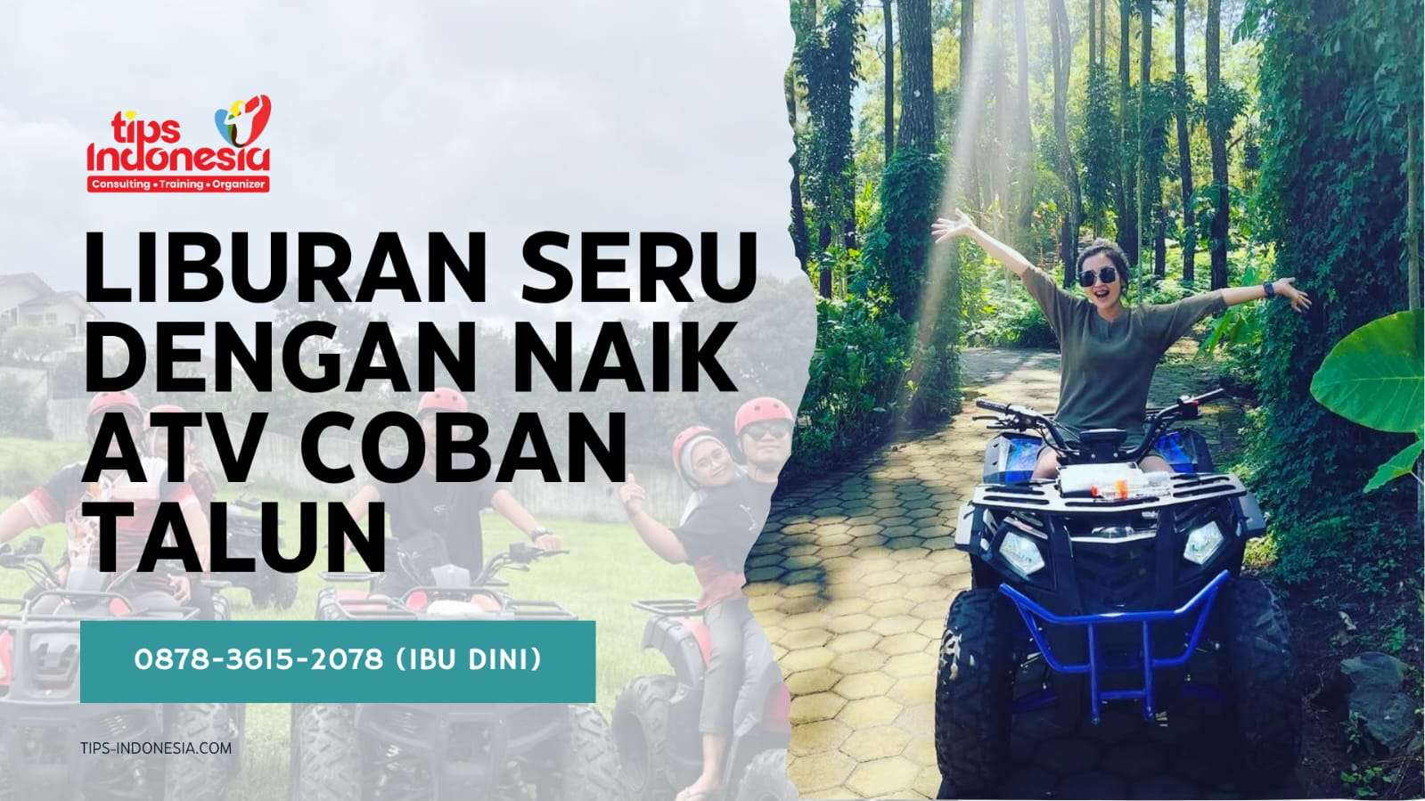 LIBURAN SERU DAN BERKESAN DENGAN ATV COBAN TALUN MALANG | TIPS INDONESIA | 0878-3615-2078