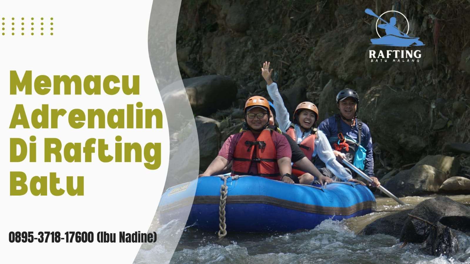 WISATA ARUNG JERAM BATU MALANG | RAFTING BATU | 0895-3718-17600