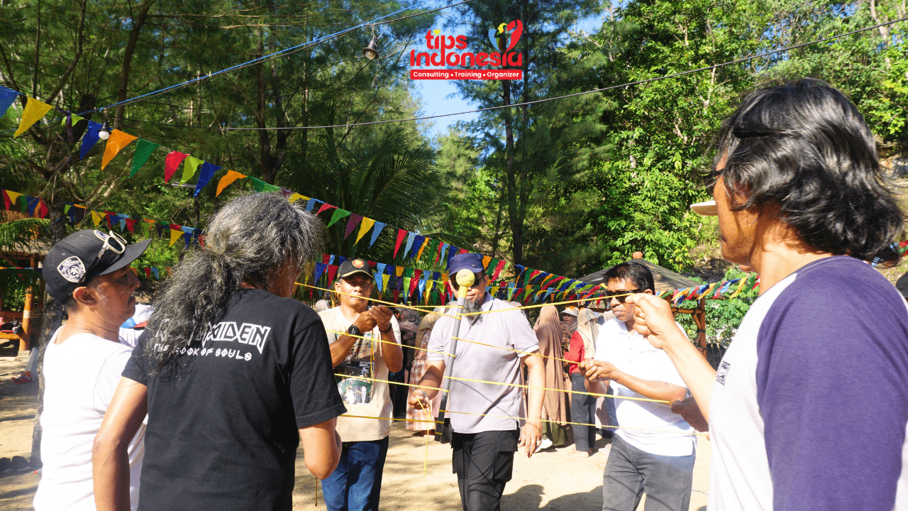 outbound di pantai malang
